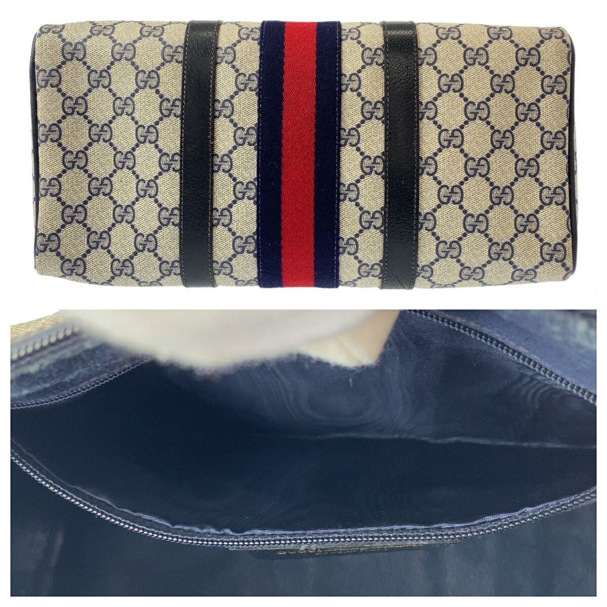 Gucci Gucci Gucci GG Supreme Canvas Boston Bag Handbag Canvas Handbag 982602 in Very Good Condition Size ONE SIZE - 9 Thumbnail