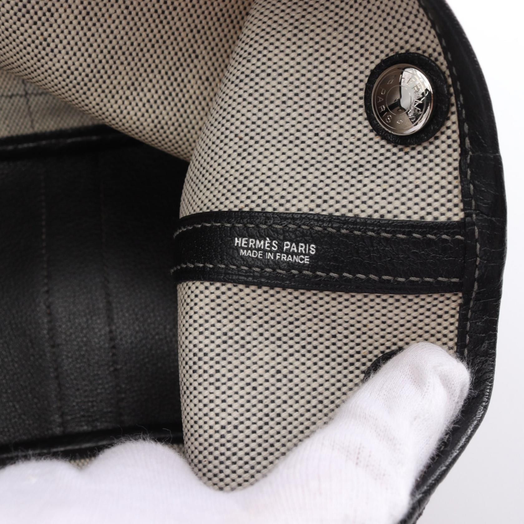 Hermes Hermes Garden Party TPM Tote Bag Canvas Tote Bag in Very Good Condition Size ONE SIZE - 4 Thumbnail