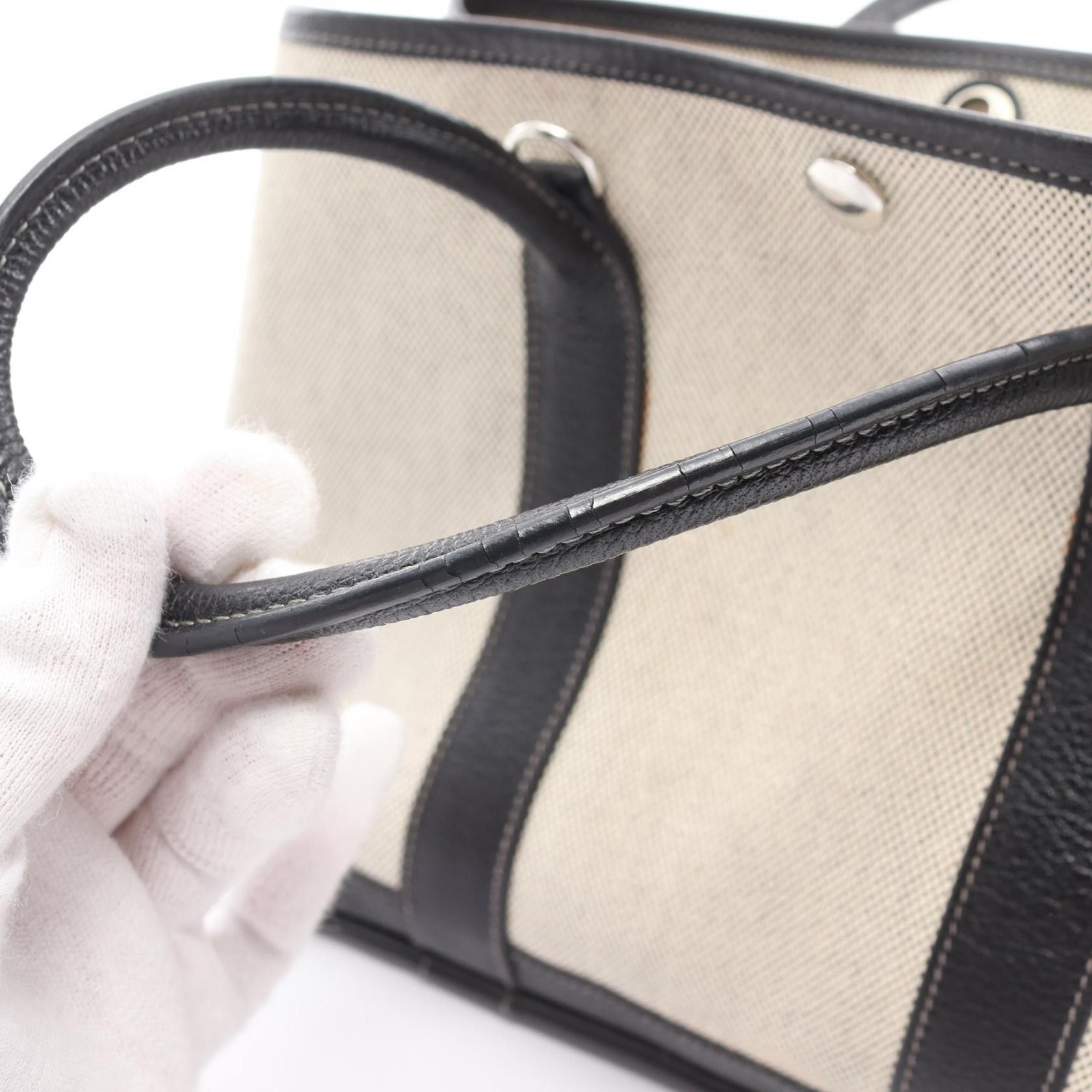 Hermes Hermes Garden Party TPM Tote Bag Canvas Tote Bag in Very Good Condition Size ONE SIZE - 6 Thumbnail