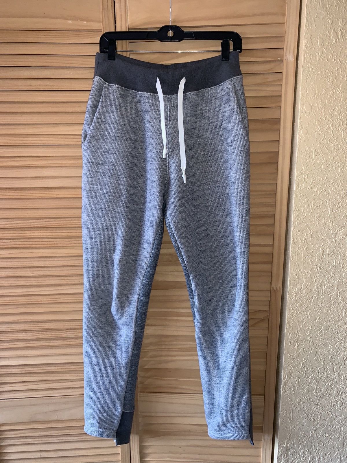 Maison Margiela Grey French Terry Lounge Pants Size US 32 / EU 48 - 1 Thumbnail
