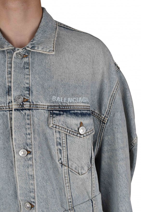 Balenciaga Denim jacket Size US L / EU 52-54 / 3 - 3 Thumbnail
