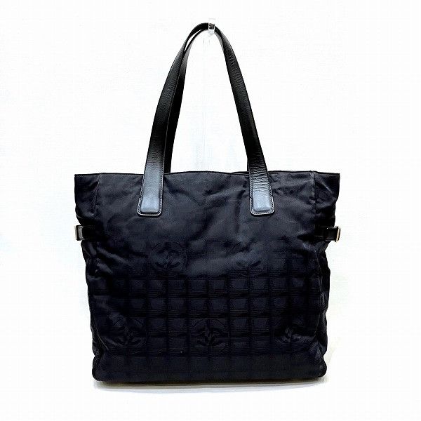 Chanel Chanel Chanel Nylon Canvas Leather Tote GM A15825 Canvas Tote Bag A15825 Size ONE SIZE - 2 Thumbnail