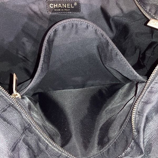 Chanel Chanel Chanel Nylon Canvas Leather Tote GM A15825 Canvas Tote Bag A15825 Size ONE SIZE - 8 Thumbnail