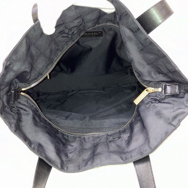 Chanel Chanel Chanel Nylon Canvas Leather Tote GM A15825 Canvas Tote Bag A15825 Size ONE SIZE - 6 Thumbnail