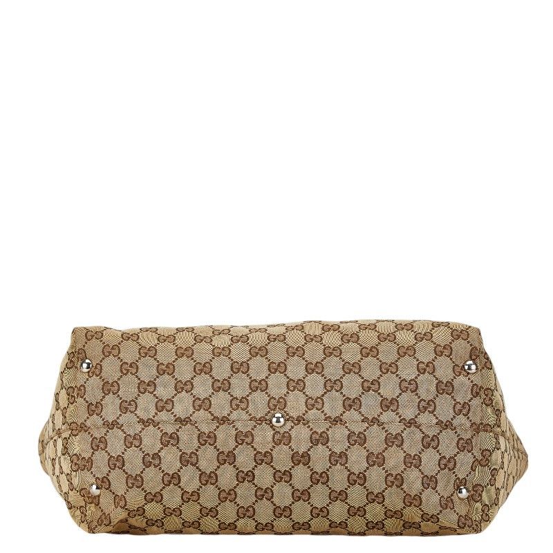 Gucci Gucci Gucci GG Canvas Horsebit Tote Bag 229852 Canvas Tote Bag 229852 in Very Good Condition Size ONE SIZE - 4 Thumbnail