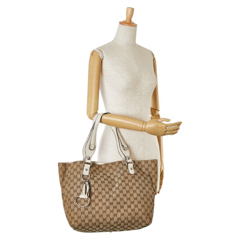Gucci Gucci Gucci GG Canvas Horsebit Tote Bag 229852 Canvas Tote Bag 229852 in Very Good Condition Size ONE SIZE - 10 Thumbnail