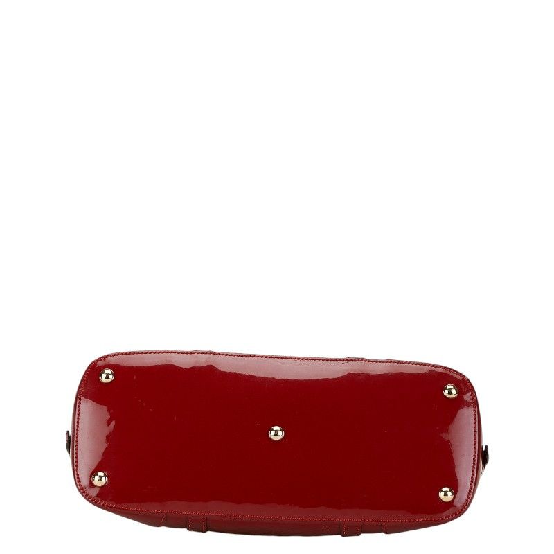 Gucci Gucci Gucci Micro GG 2WAY Handbag Shoulder Bag Red Leather Handbag 309617 in Very Good Condition Size ONE SIZE - 5 Thumbnail