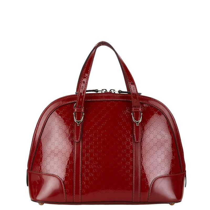 Gucci Gucci Gucci Micro GG 2WAY Handbag Shoulder Bag Red Leather Handbag 309617 in Very Good Condition Size ONE SIZE - 2 Thumbnail