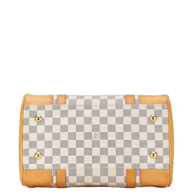 Louis Vuitton Louis Vuitton Louis Vuitton Damier Azur Berkeley Handbag N52001 Canvas Handbag N52001 in Very Good Condition Size ONE SIZE - 4 Thumbnail