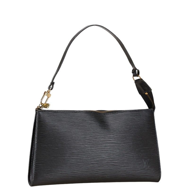 Louis Vuitton Louis Vuitton Louis Vuitton Epi Pochette Accessoire Black Leather Leather Clutch Bag M52942 in Very Good Condition Size ONE SIZE - 2 Thumbnail