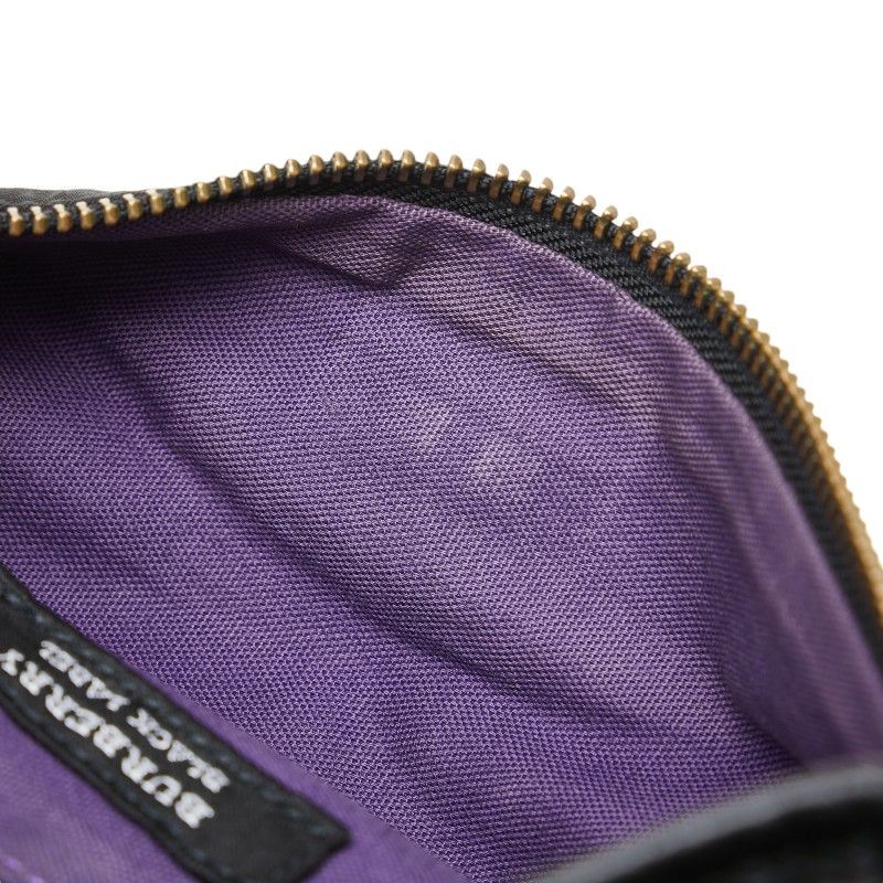 Burberry Burberry Burberry Nylon Check Logo Plate Waist Bag Canvas Belt Bag in Great Condition Size ONE SIZE - 5 Thumbnail