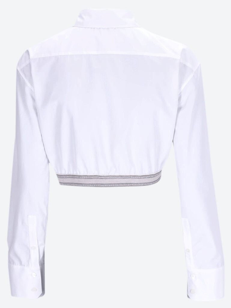 Loewe Cotton cropped shirt Size XS / US 0-2 / IT 36-38 - 3 Thumbnail