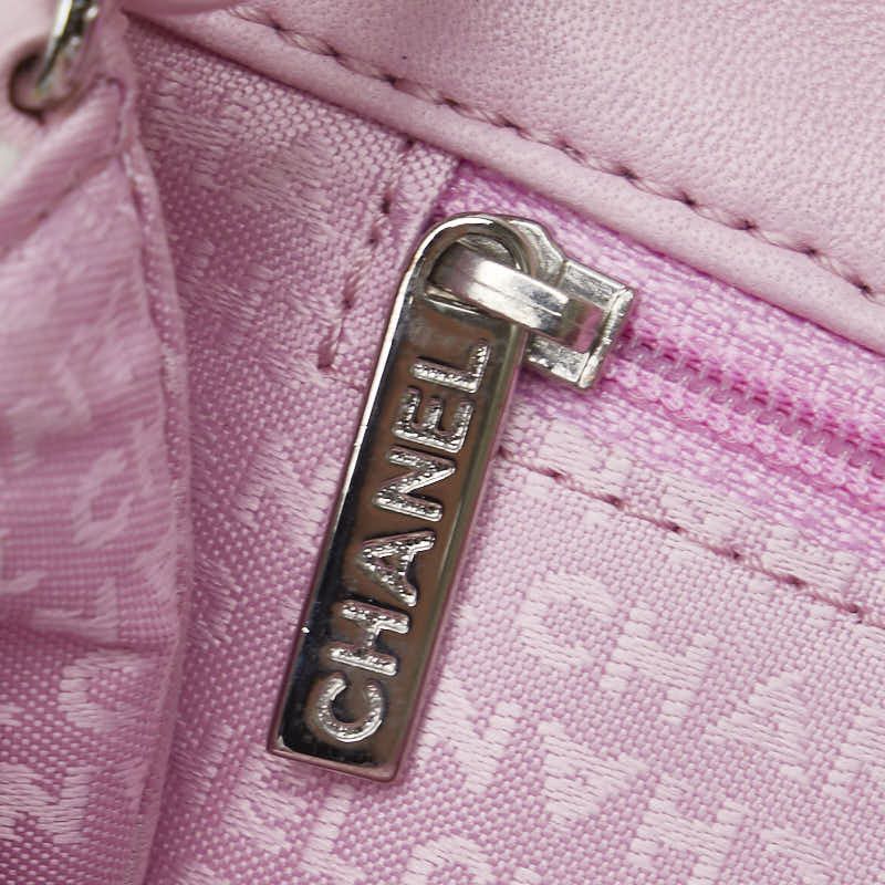 Chanel Chanel Chanel Tweed Leather Mini Handbag Canvas Handbag in Very Good Condition Size ONE SIZE - 6 Thumbnail