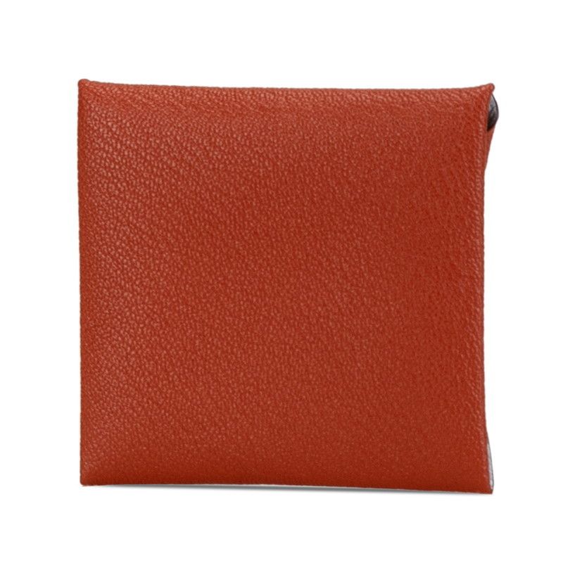 Hermes Hermes Hermes Bastia Coin Case Brown Leather Coin Case in Great Condition Size ONE SIZE - 2 Thumbnail