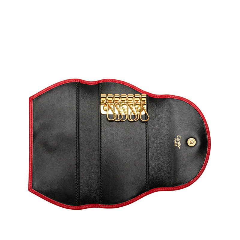 Cartier Cartier Cartier Panthere Leather Key Case Leather Key Holder in Great Condition Size ONE SIZE - 4 Thumbnail