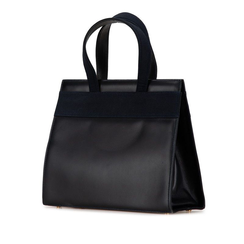 Salvatore Ferragamo Salvatore Ferragamo Salvatore Ferragamo Vara Ribbon 2WAY Leather Handbag Leather Handbag BA214178 in Very Good Condition Size ONE SIZE - 2 Thumbnail