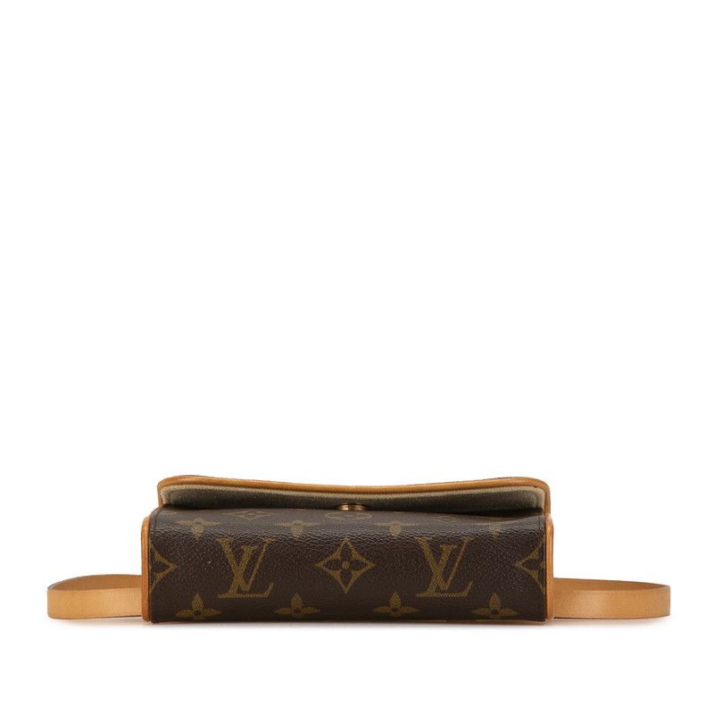 Louis Vuitton Louis Vuitton Louis Vuitton Monogram Pochette Florentine Waist Bag M51855 Canvas Belt Bag M51855 in Very Good Condition Size ONE SIZE - 3 Thumbnail