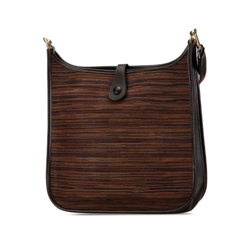 Hermes Hermes Hermes Vibrato Evelyne PM Shoulder Bag Brown Others Shoulder Bag in Great Condition Size ONE SIZE - 2 Thumbnail