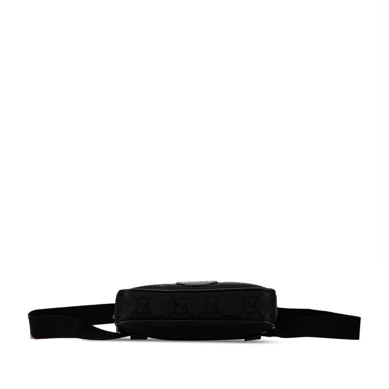 Gucci Gucci Gucci Nylon Leather Waist Bag 631341 Canvas Belt Bag 631341 in Great Condition Size ONE SIZE - 3 Thumbnail