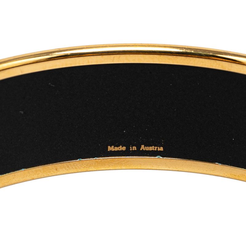 Hermes Hermes Hermes Enamel GM Bird Duck Motif Bangle Metal Bangle in Great Condition Size ONE SIZE - 5 Thumbnail
