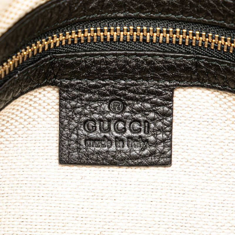 Gucci Gucci Gucci Interlocking G Soho Mini Boston Bag Leather Handbag 282302 in Great Condition Size ONE SIZE - 5 Thumbnail