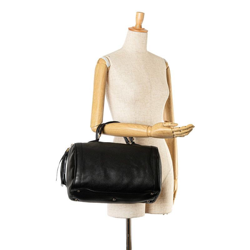 Gucci Gucci Gucci Interlocking G Soho Mini Boston Bag Leather Handbag 282302 in Great Condition Size ONE SIZE - 8 Thumbnail
