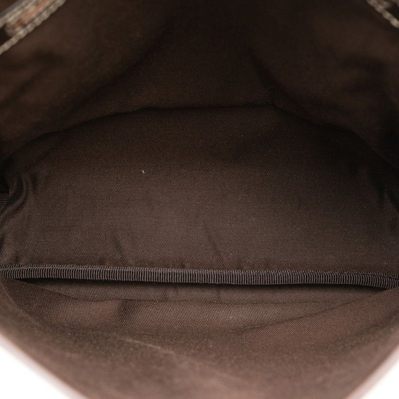Gucci Gucci Gucci GG Supreme Shoulder Bag Beige Brown PVC Leather Canvas Crossbody Bag 223666 in Very Good Condition Size ONE SIZE - 5 Thumbnail