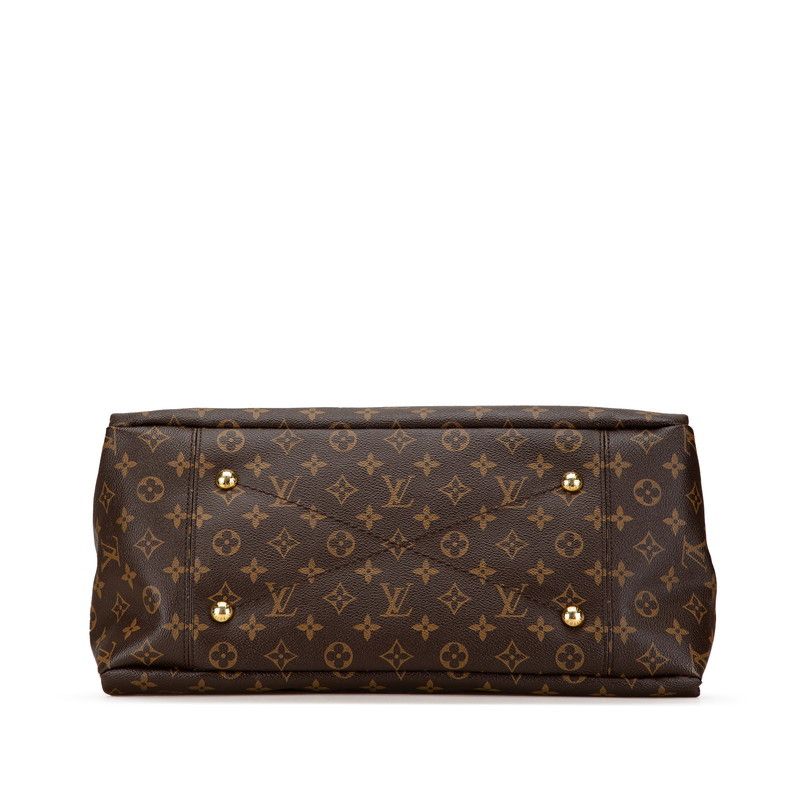 Louis Vuitton Louis Vuitton Louis Vuitton Artsy MM Shoulder Bag Brown PVC Leather Canvas Shoulder Bag M40249 in Very Good Condition Size ONE SIZE - 4 Thumbnail