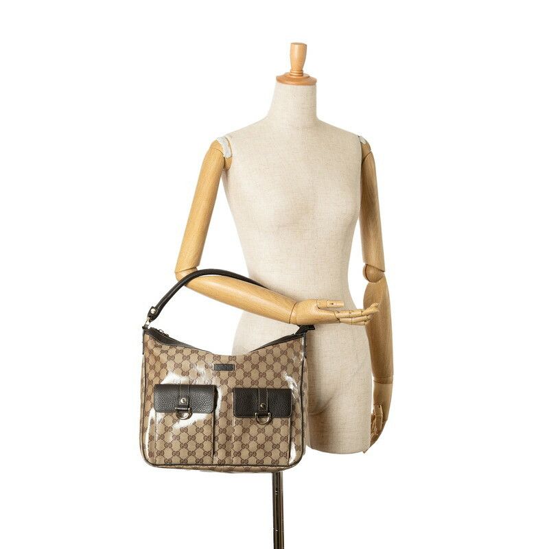 Gucci Gucci Gucci GG Crystal PVC Leather Shoulder Bag Plastic Shoulder Bag 293581 in Very Good Condition Size ONE SIZE - 11 Thumbnail
