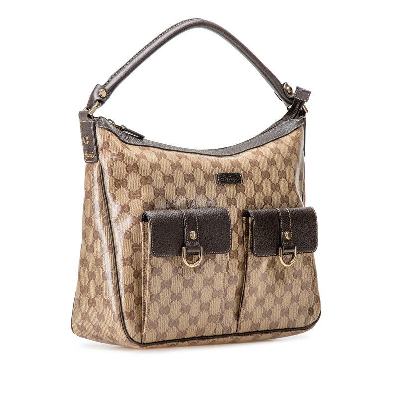 Gucci Gucci Gucci GG Crystal PVC Leather Shoulder Bag Plastic Shoulder Bag 293581 in Very Good Condition Size ONE SIZE - 2 Thumbnail