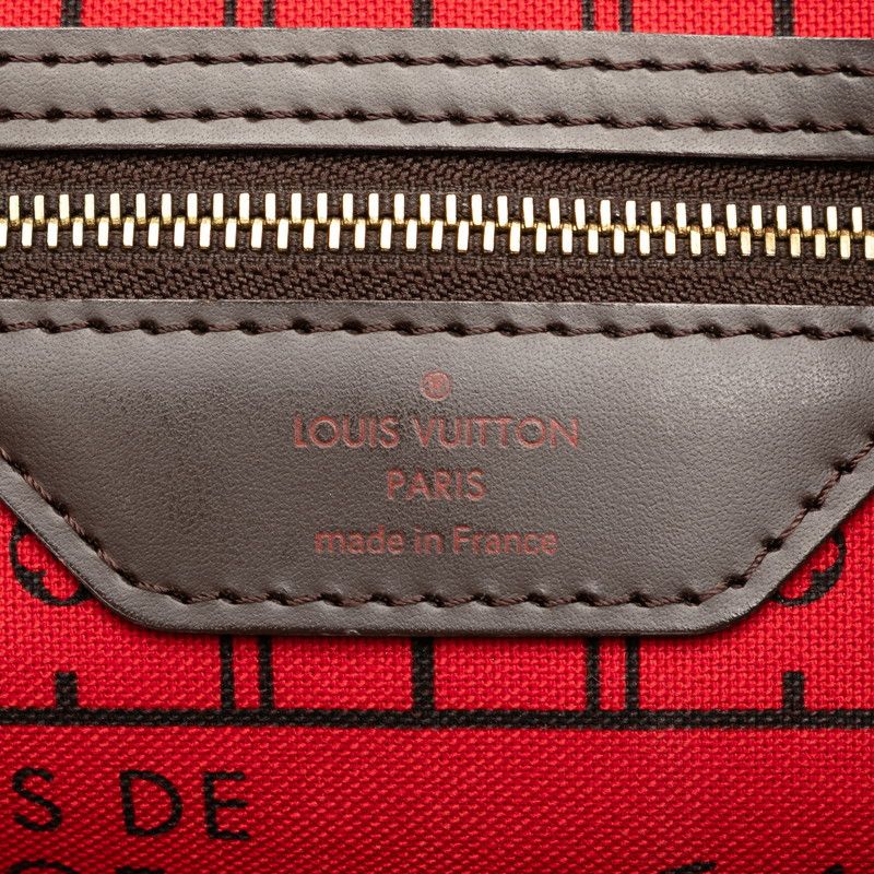 Louis Vuitton Louis Vuitton Louis Vuitton Damier Neverfull PM Tote Bag Canvas Tote Bag N51109 in Very Good Condition Size ONE SIZE - 7 Thumbnail