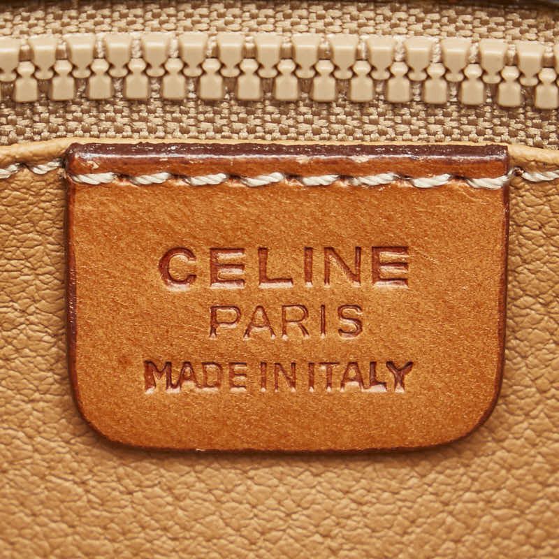Celine Celine Celine Macadam Brown PVC Leather Shoulder Bag Canvas Crossbody Bag in Very Good Condition Size ONE SIZE - 7 Thumbnail