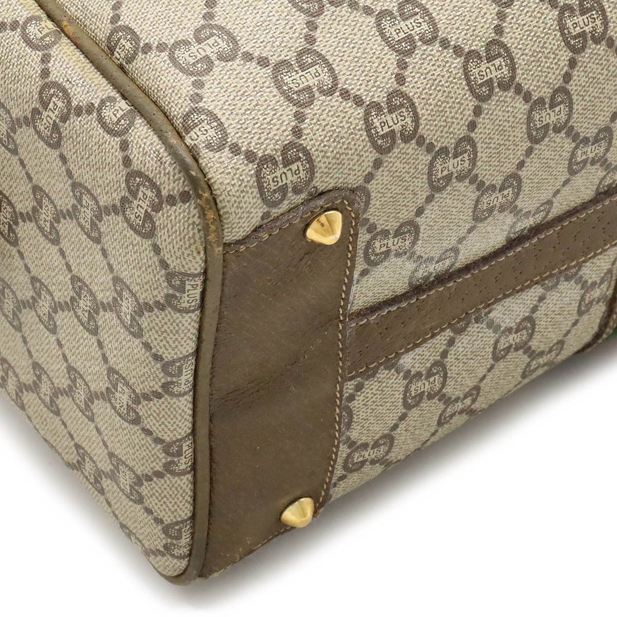 Gucci Gucci Gucci GG Plus Sherry Line Mini Boston Handbag Canvas Handbag in Very Good Condition Size ONE SIZE - 3 Thumbnail