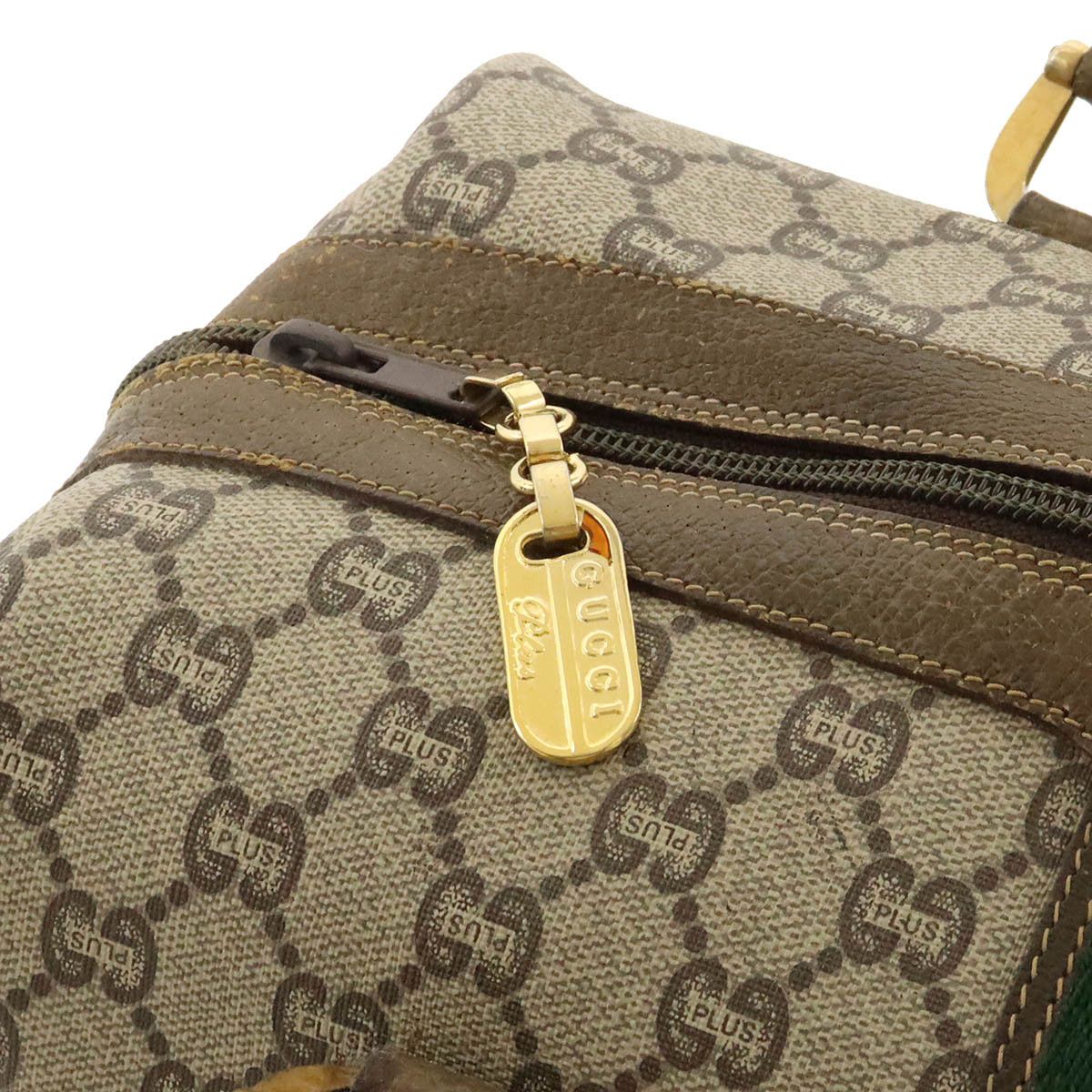 Gucci Gucci Gucci GG Plus Sherry Line Mini Boston Handbag Canvas Handbag in Very Good Condition Size ONE SIZE - 7 Thumbnail