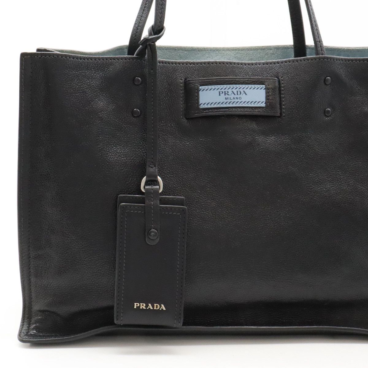 Prada Prada Prada Leather Etiquette Tote Bag 1BG122 Leather Tote Bag 1BG122 in Good Condition Size ONE SIZE - 9 Thumbnail
