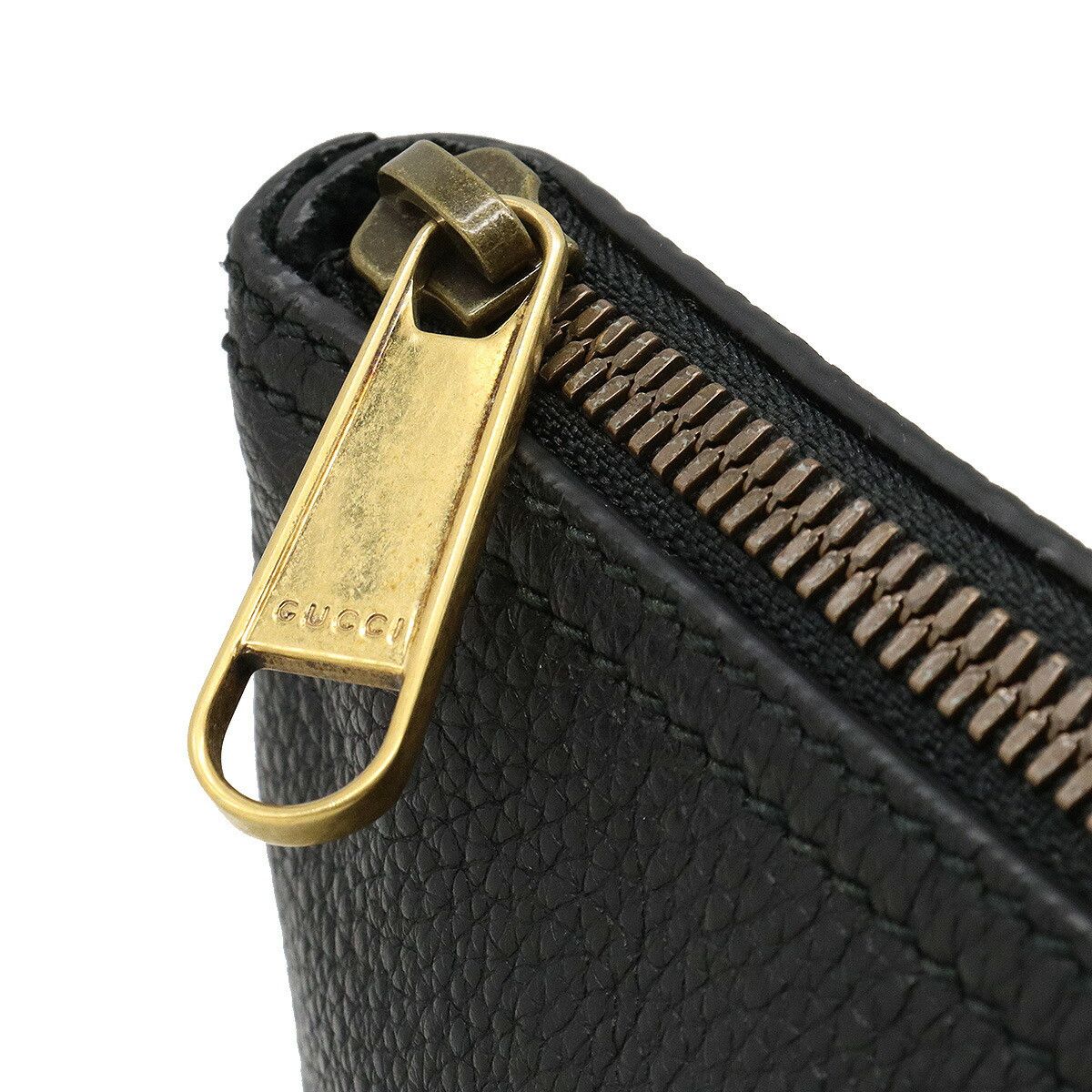 Gucci Gucci Gucci Leather Print Medium Portfolio Clutch Bag Leather Clutch Bag 500981 in Great Condition Size ONE SIZE - 4 Thumbnail