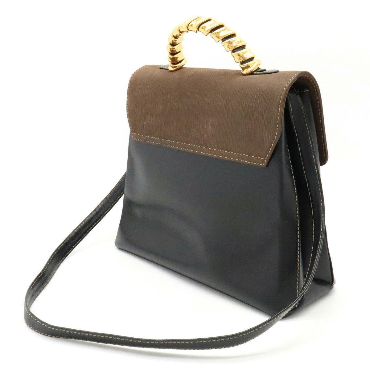Loewe Loewe Loewe Velazquez Twist Leather Handbag 2WAY Leather Handbag in Very Good Condition Size ONE SIZE - 2 Thumbnail
