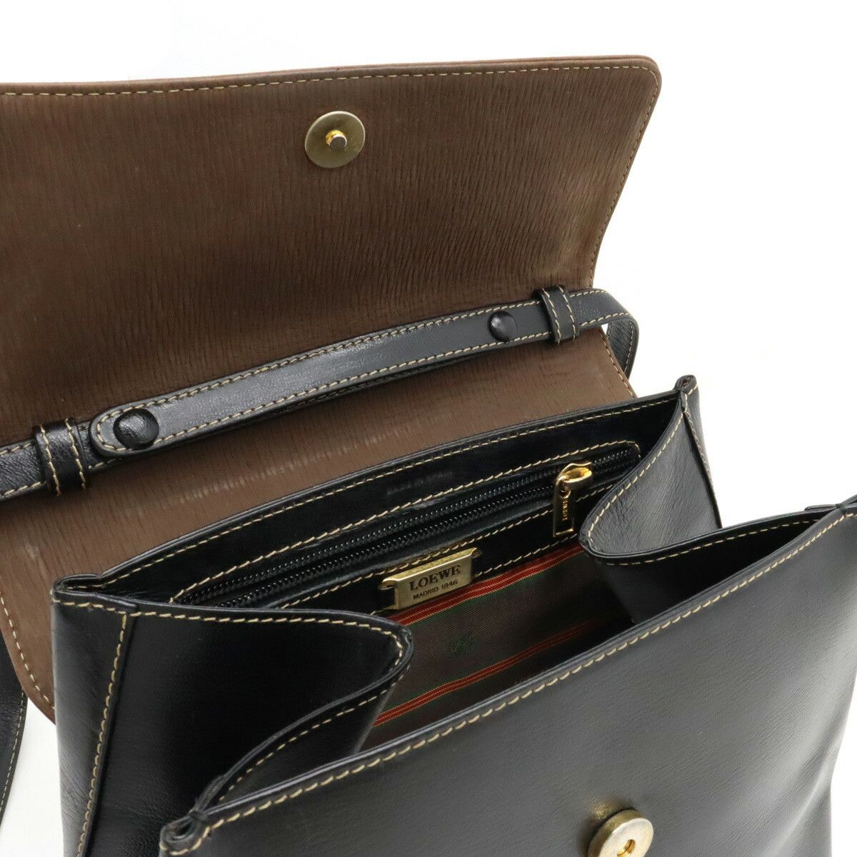 Loewe Loewe Loewe Velazquez Twist Leather Handbag 2WAY Leather Handbag in Very Good Condition Size ONE SIZE - 5 Thumbnail