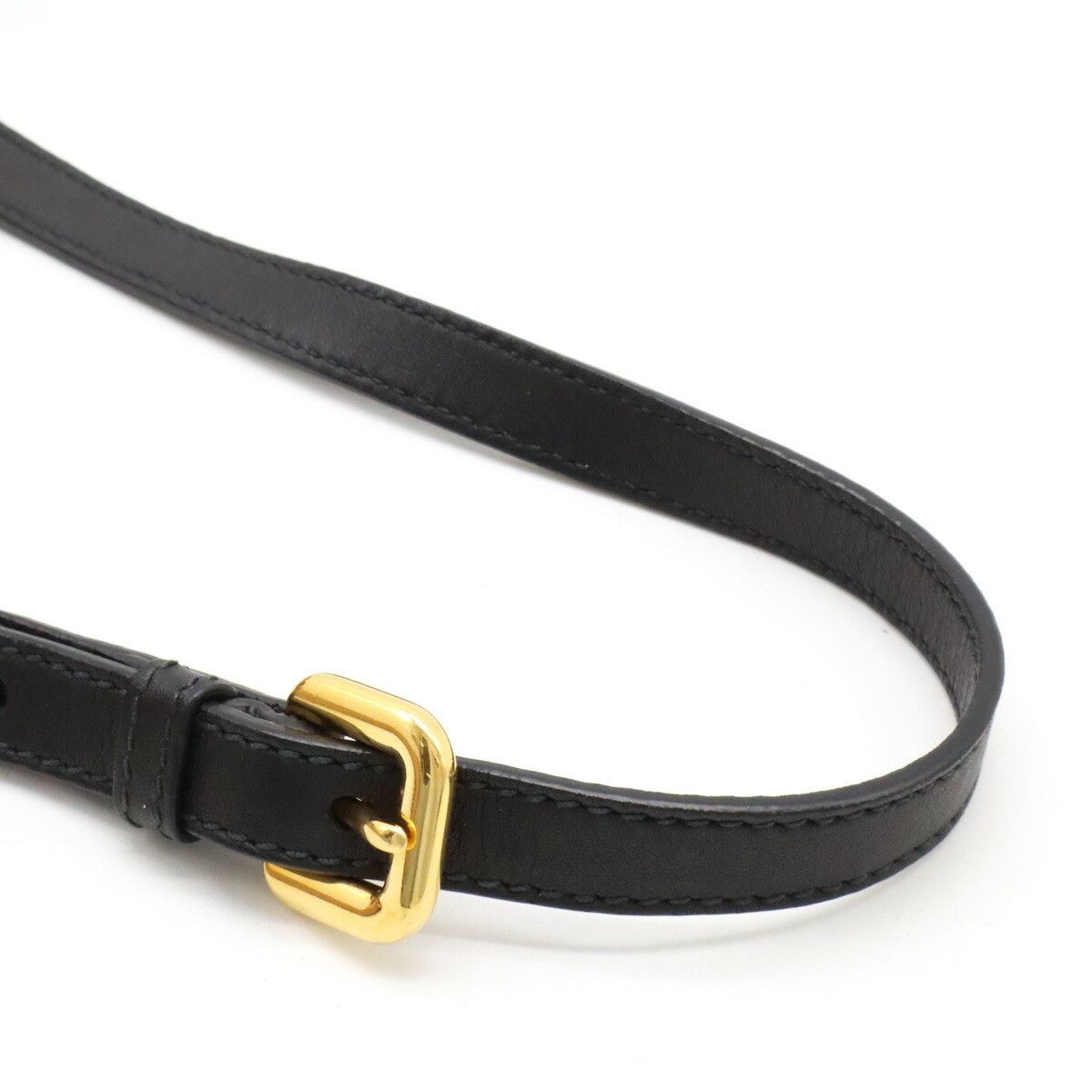 Prada Prada Prada Nylon Leather Shoulder Bag Black Canvas Crossbody Bag in Great Condition Size ONE SIZE - 5 Thumbnail