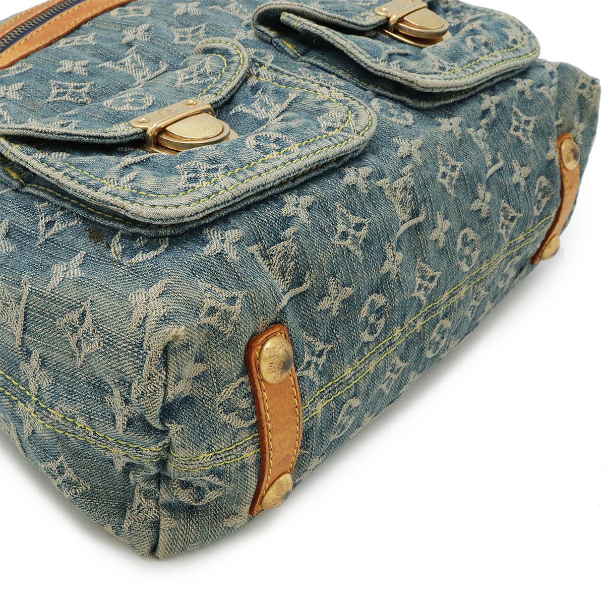 Louis Vuitton Louis Vuitton Louis Vuitton Monogram Denim Bag GM M95048 Canvas Shoulder Bag M95048 in Good Condition Size ONE SIZE - 3 Thumbnail