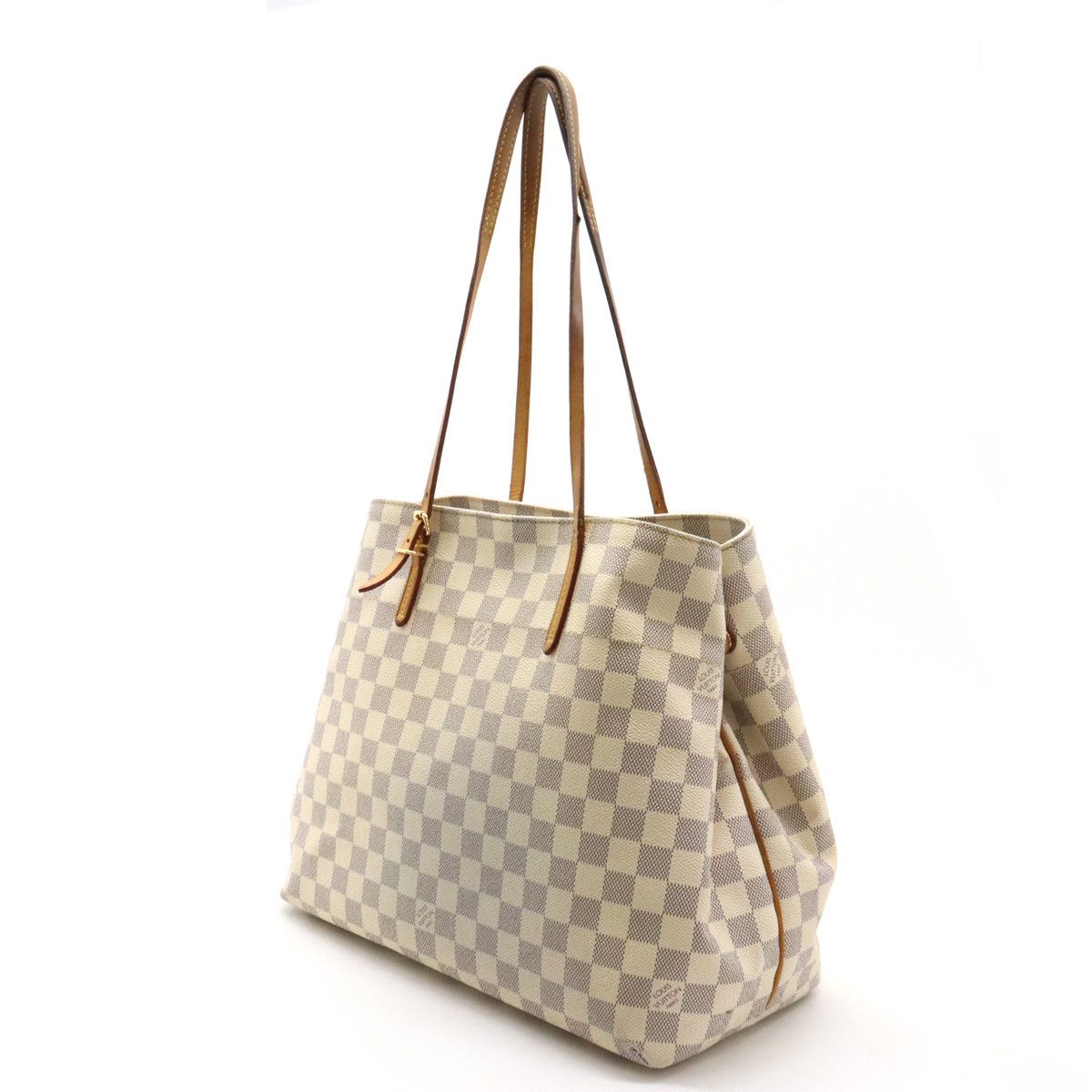 Louis Vuitton Louis Vuitton Louis Vuitton Damier Azur Cabas MM Tote Bag Canvas Tote Bag N41375 in Good Condition Size ONE SIZE - 2 Thumbnail