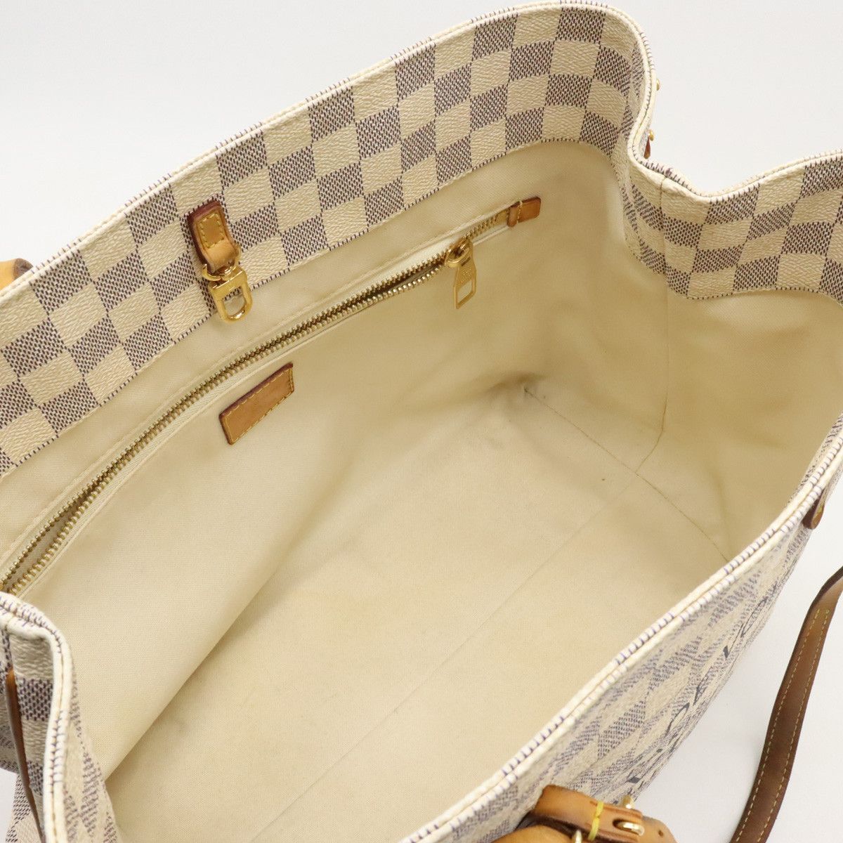 Louis Vuitton Louis Vuitton Louis Vuitton Damier Azur Cabas MM Tote Bag Canvas Tote Bag N41375 in Good Condition Size ONE SIZE - 5 Thumbnail