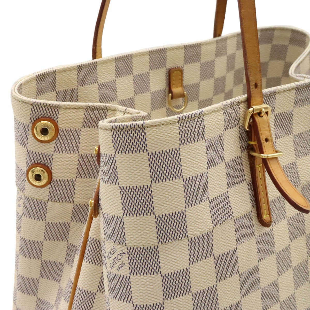 Louis Vuitton Louis Vuitton Louis Vuitton Damier Azur Cabas MM Tote Bag Canvas Tote Bag N41375 in Good Condition Size ONE SIZE - 7 Thumbnail