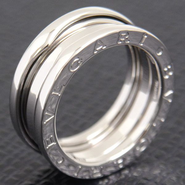Bvlgari Bvlgari Bvlgari B-ZERO1 Ring 750WG White Gold Metal Ring 74573 in Great Condition Size ONE SIZE - 8 Thumbnail