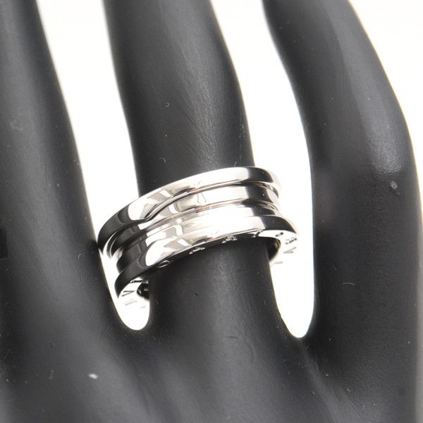Bvlgari Bvlgari Bvlgari B-ZERO1 Ring 750WG White Gold Metal Ring 74573 in Great Condition Size ONE SIZE - 6 Thumbnail