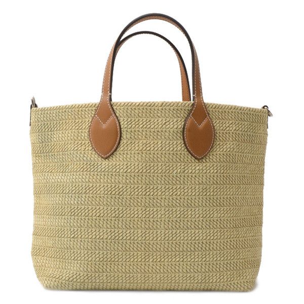 Gucci Gucci Gucci Patch Small Tote Bag Brown Natural Material Tote Bag 779671 in Great Condition Size ONE SIZE - 3 Thumbnail