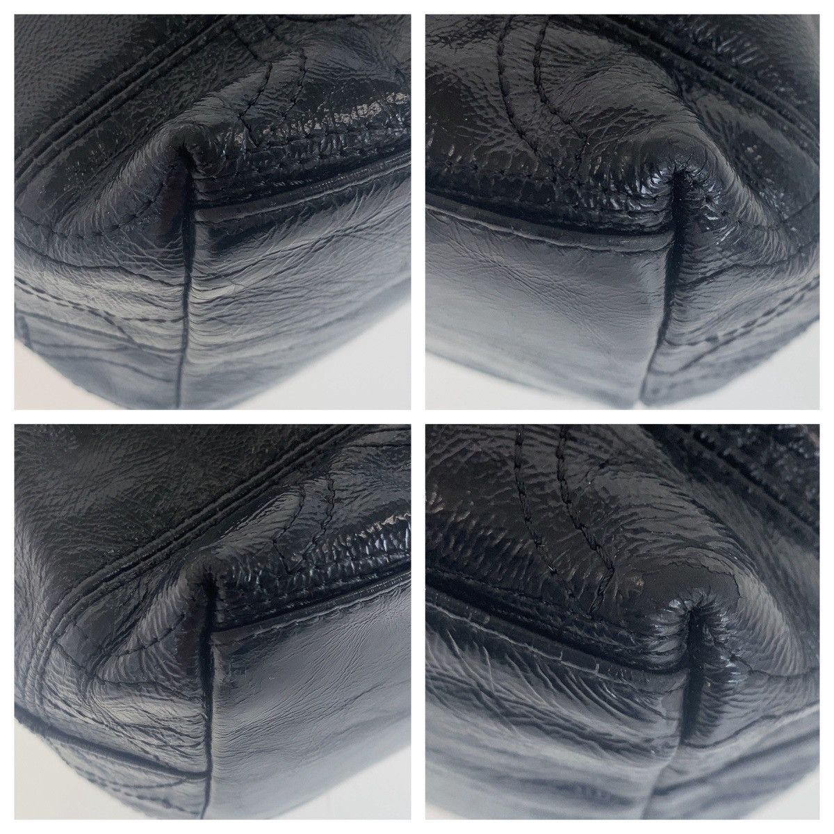 Coach Coach Coach Leather Big Signature Tote Bag Leather Tote Bag in Very Good Condition Size ONE SIZE - 4 Thumbnail