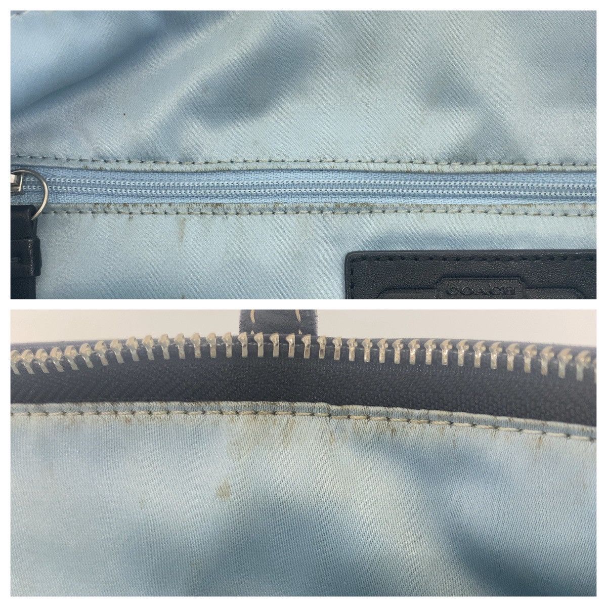 Coach Coach Coach Leather Big Signature Tote Bag Leather Tote Bag in Very Good Condition Size ONE SIZE - 8 Thumbnail