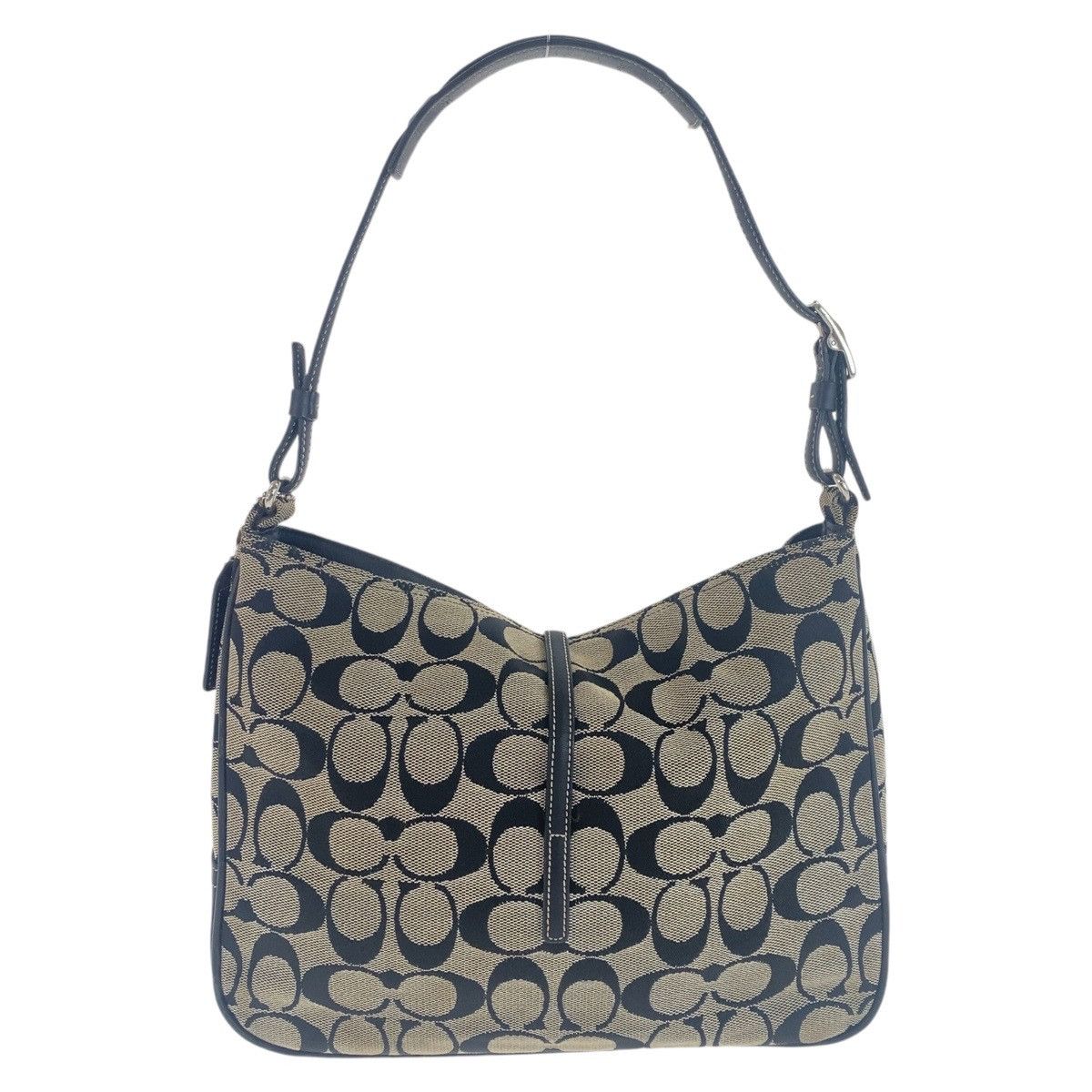 Coach Coach Coach Signature Canvas Leather Shoulder Bag Canvas Crossbody Bag in Very Good Condition Size ONE SIZE - 2 Thumbnail