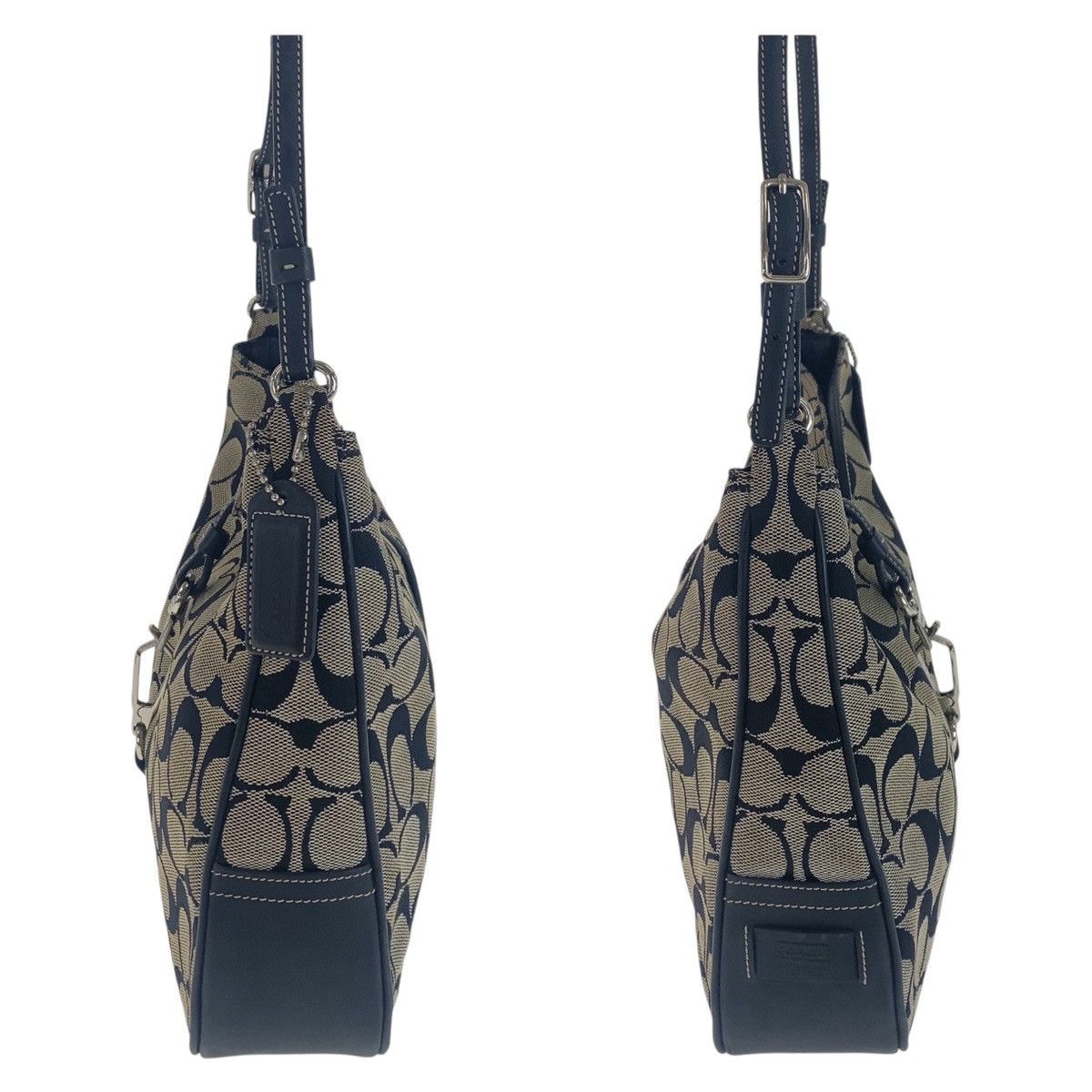 Coach Coach Coach Signature Canvas Leather Shoulder Bag Canvas Crossbody Bag in Very Good Condition Size ONE SIZE - 5 Thumbnail